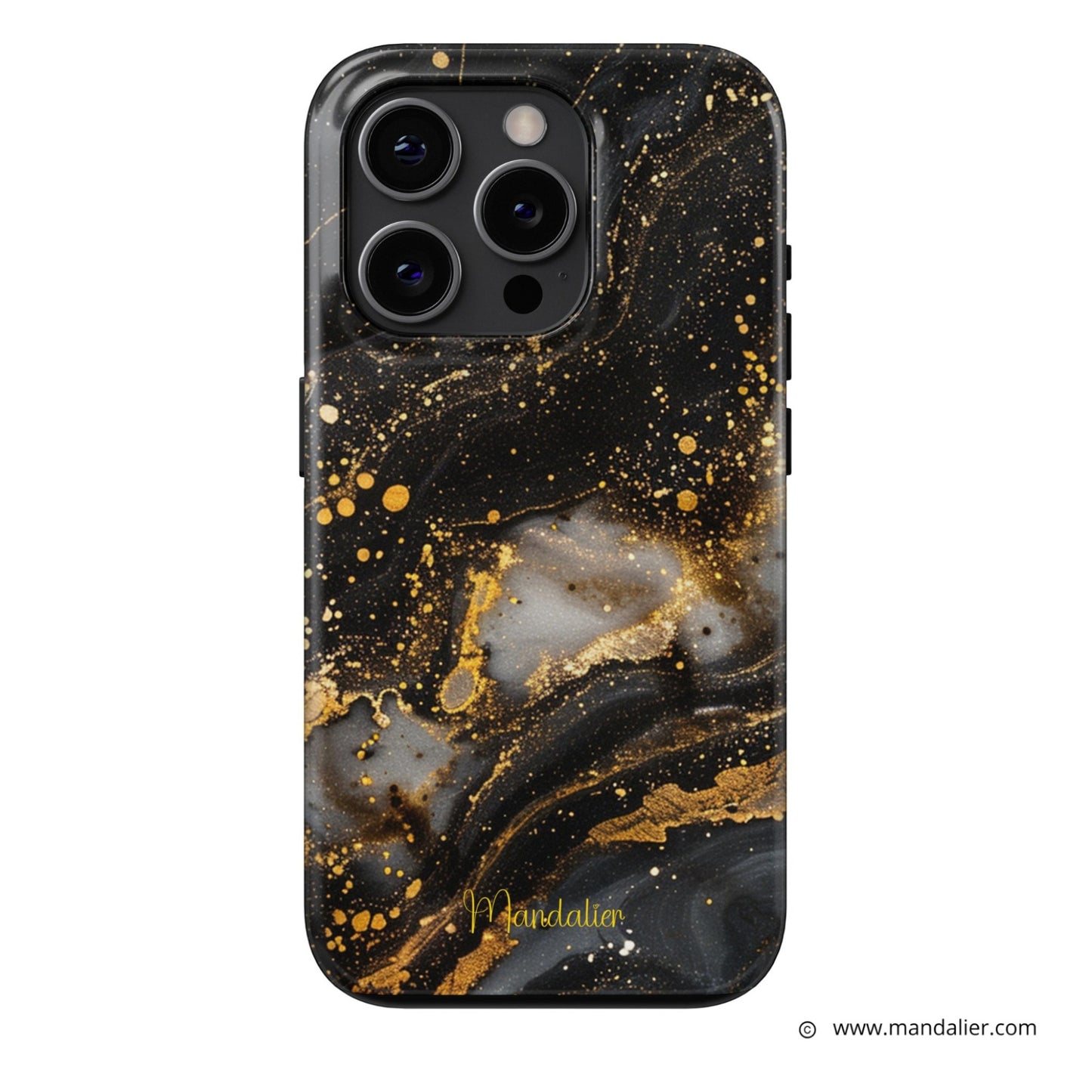 MagSafe Tough Phone Case | Galactic Gold featuring a dazzling gold-inspired design for a stylish and durable look.