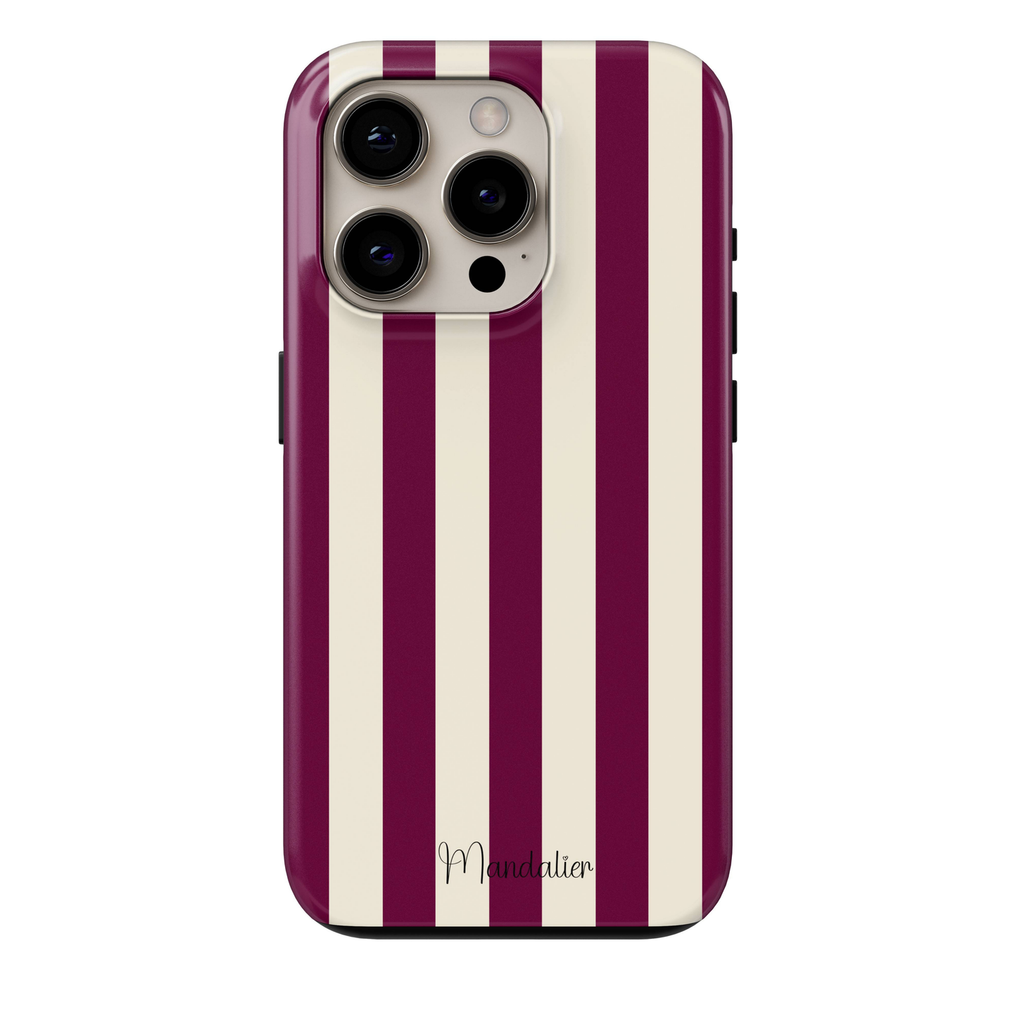 MagSafe Tough Phone Case | Vintage Stripes – Durable, striped case with MagSafe compatibility for secure, stylish protection.