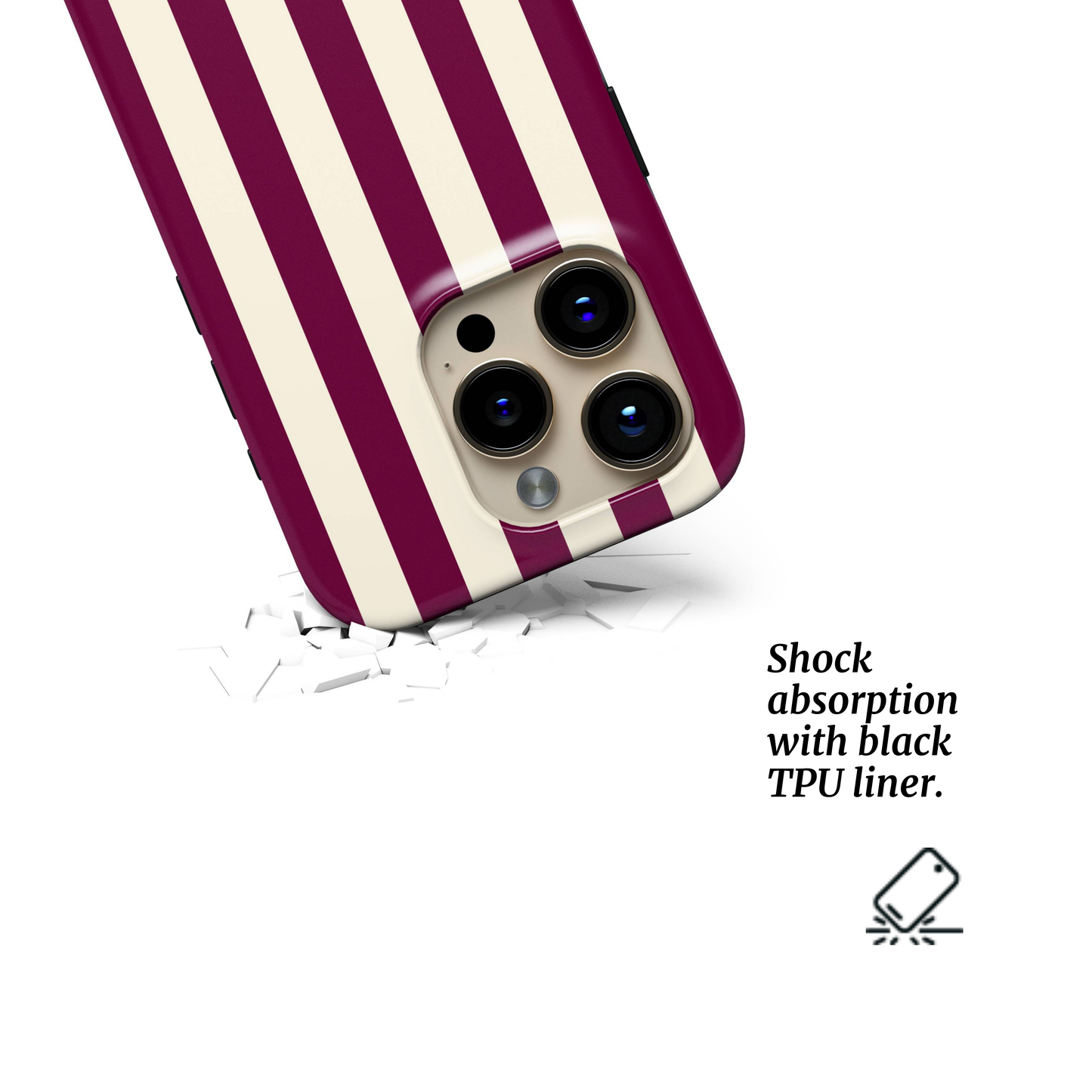 MagSafe Tough Phone Case|Vintage Stripes