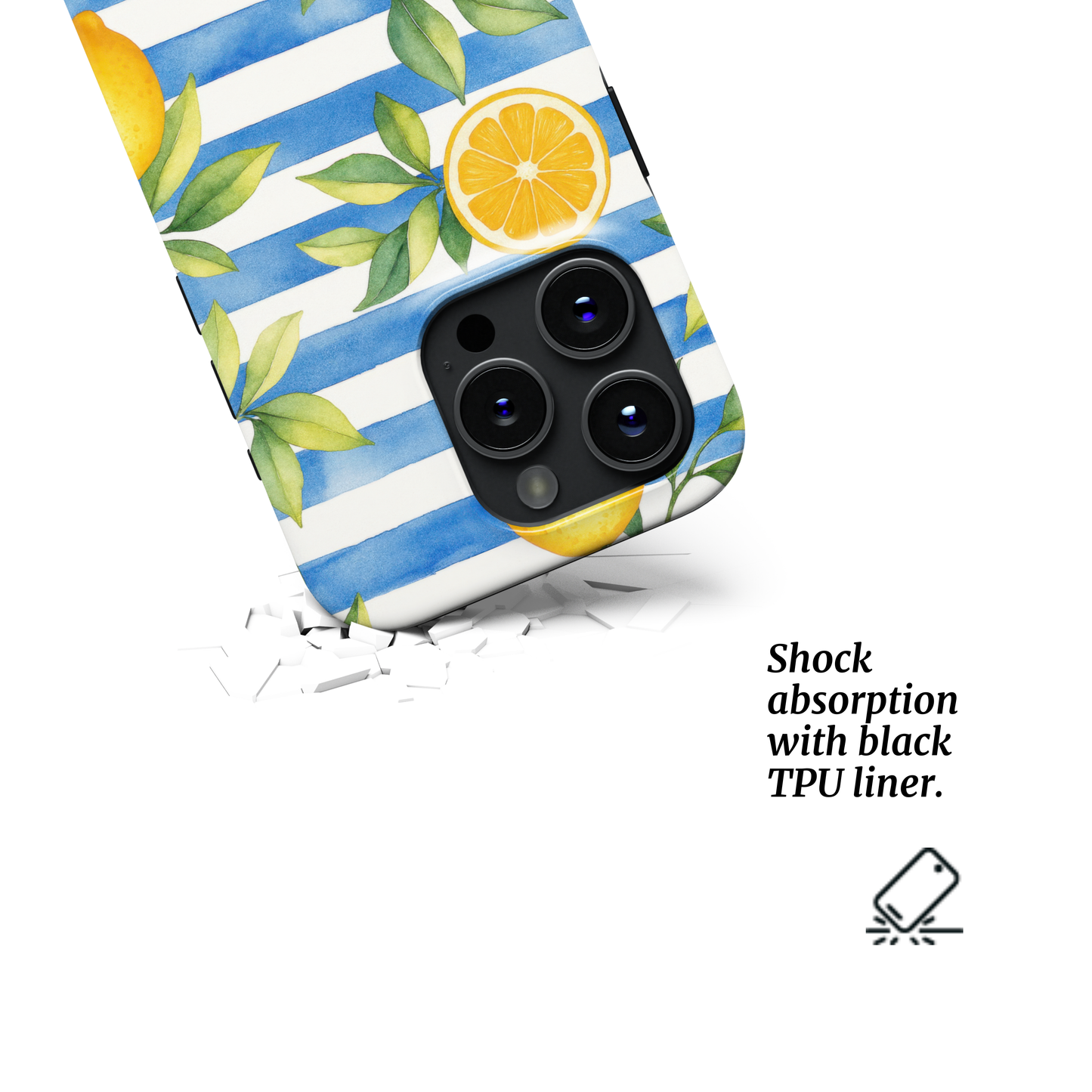 Tough Phone Case|Blue Citrus Charm