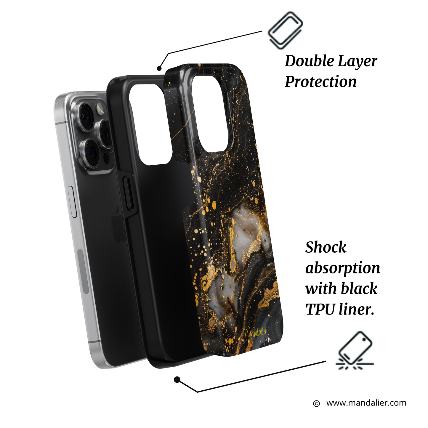 MagSafe Tough Phone Case|Galactic Gold