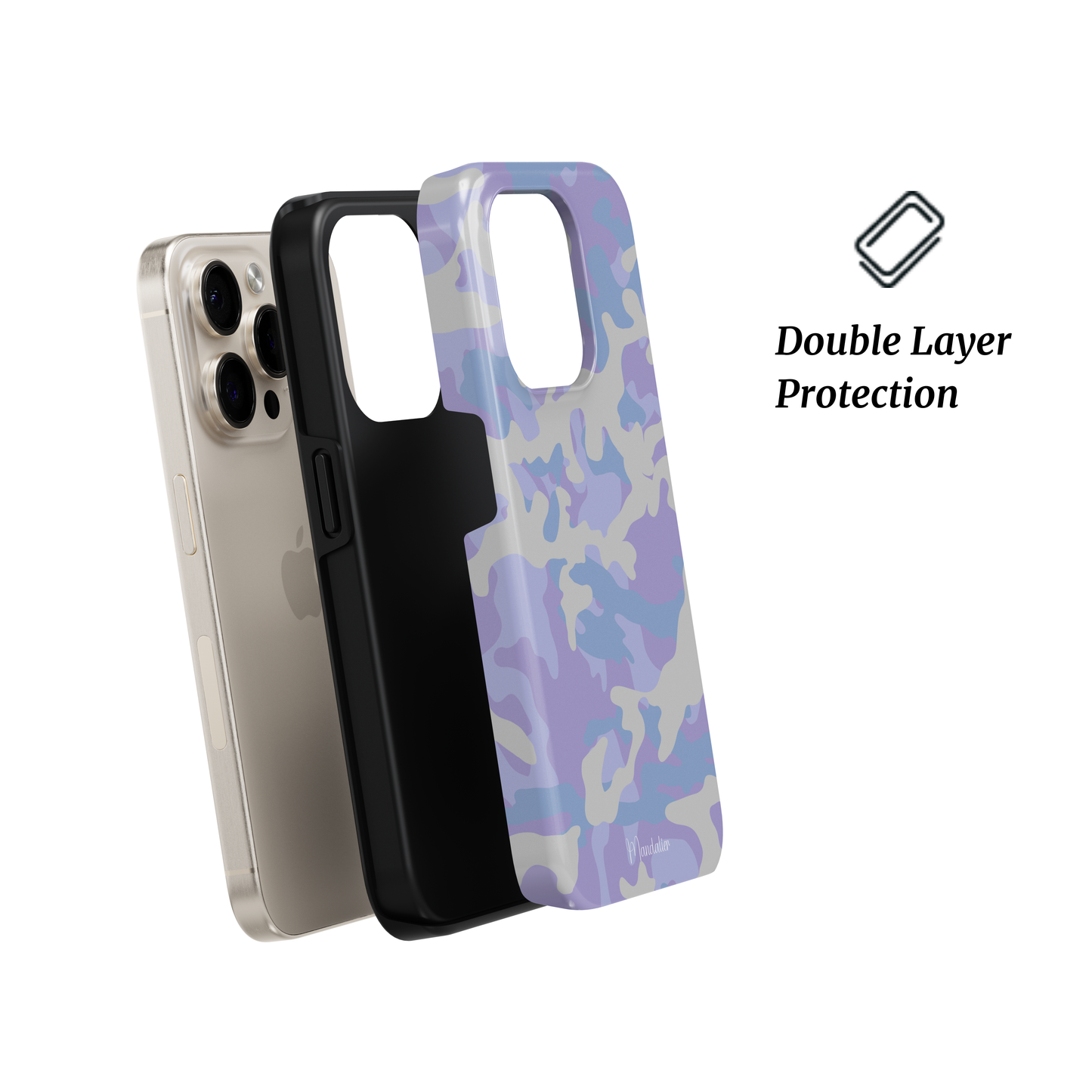 Tough Phone Case | Mystic Camo – Durable, shock-resistant camo-patterned phone case for superior protection.