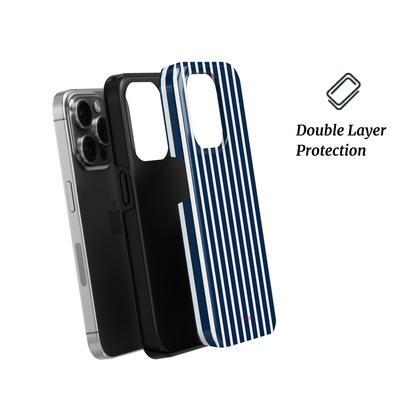 Tough Phone case| Nautical Stripes