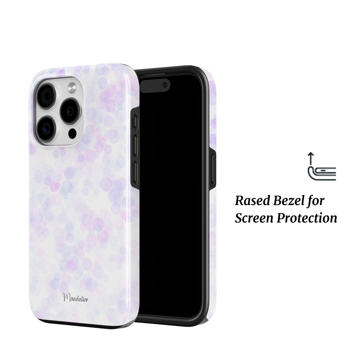 Tough Phone Case|Purple Bubble Burst