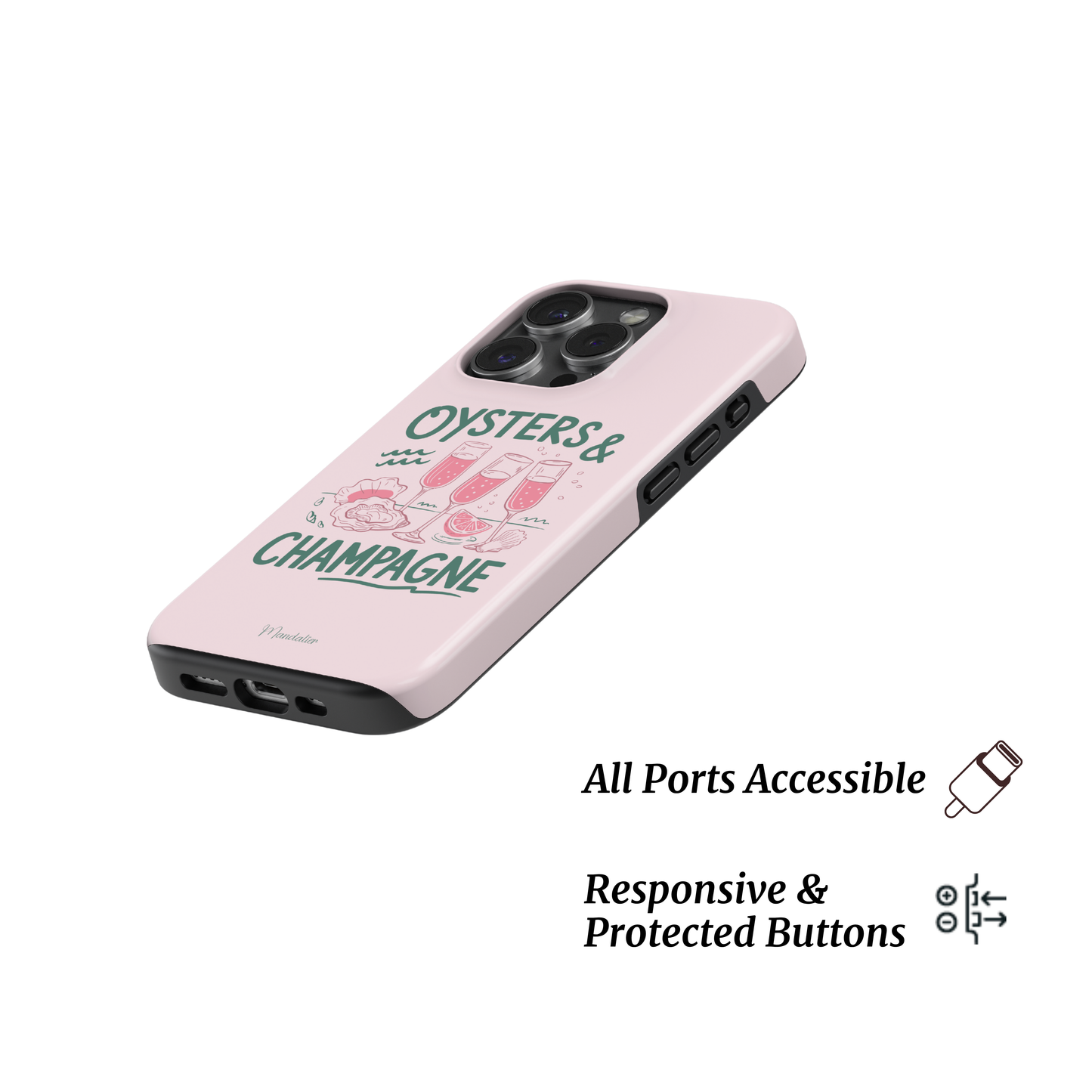 Tough Phone Case|Oysters & Champagne
