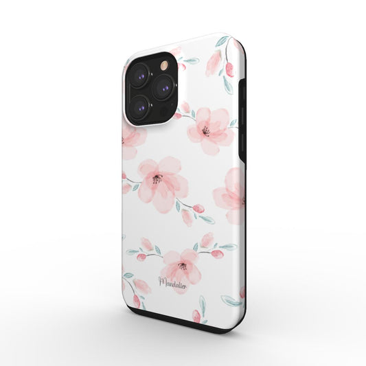 Tough Phone Case|Blossoming Pink Meadow
