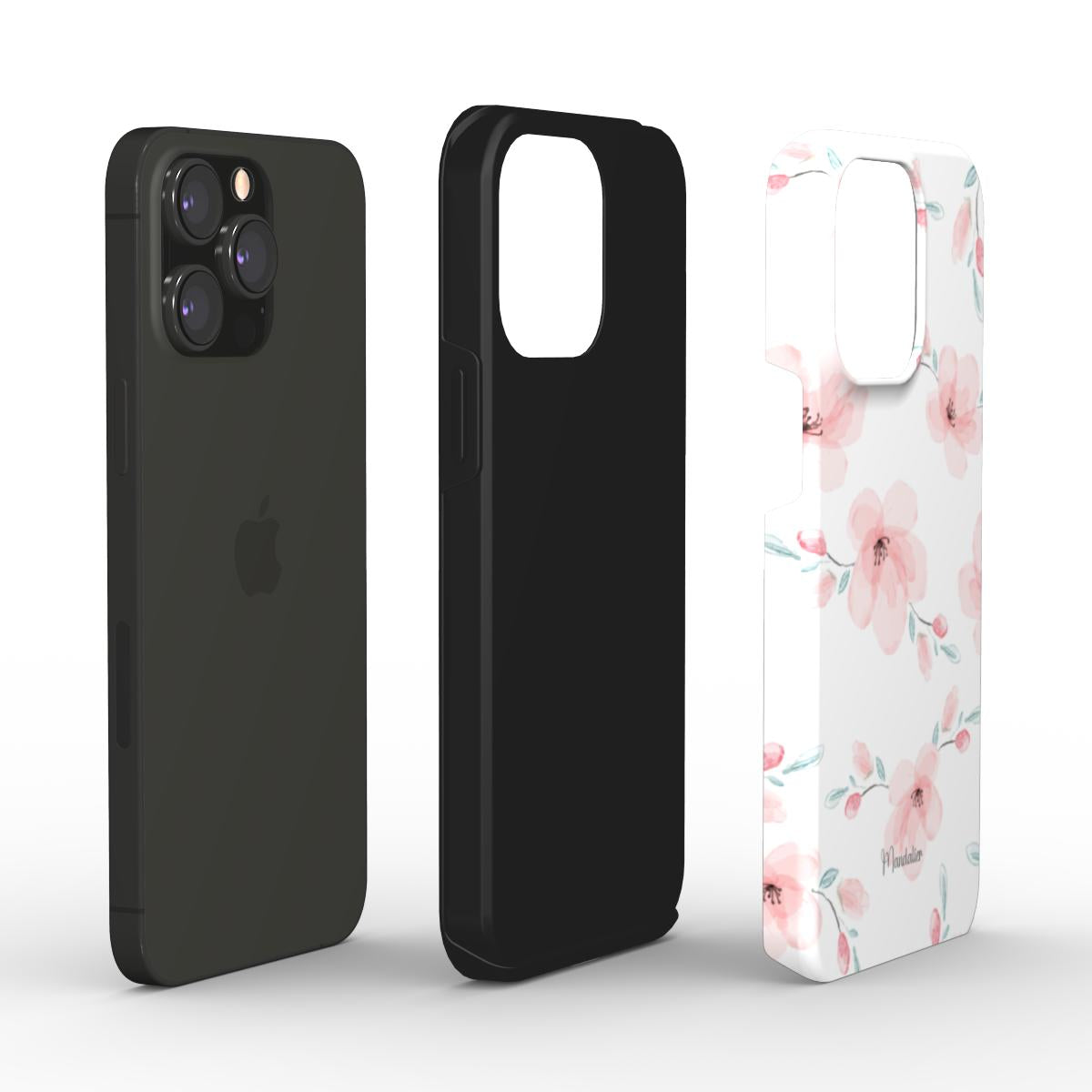 Tough Phone Case|Blossoming Pink Meadow