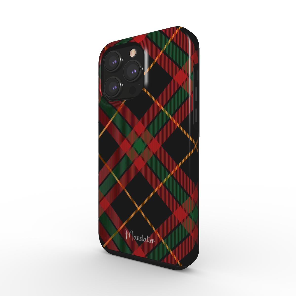 Tough Phone Case|Holiday Night Plaid