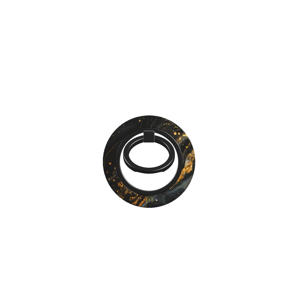 Ring Holder | Golden Cosmos with a golden marble-inspired design from the Marble Essence Collection.