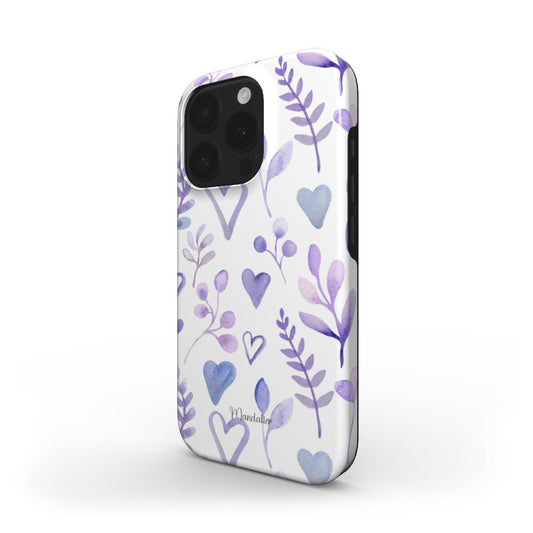 MagSafe Tough Phone Case|Purple Bloom