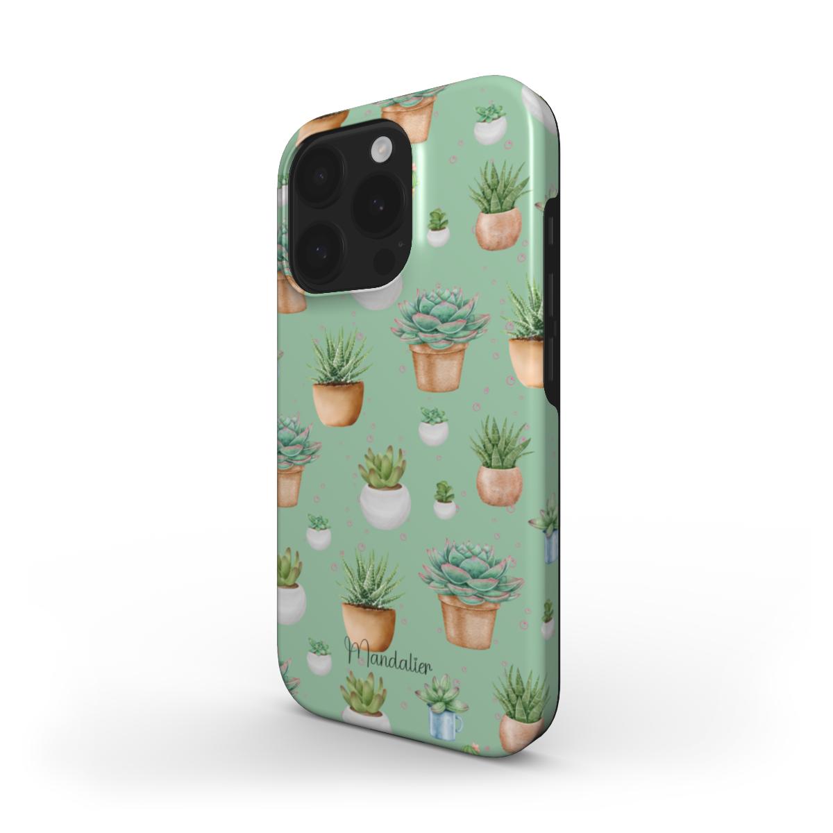 MagSafe Tough Phone Case|Succulent Serenity