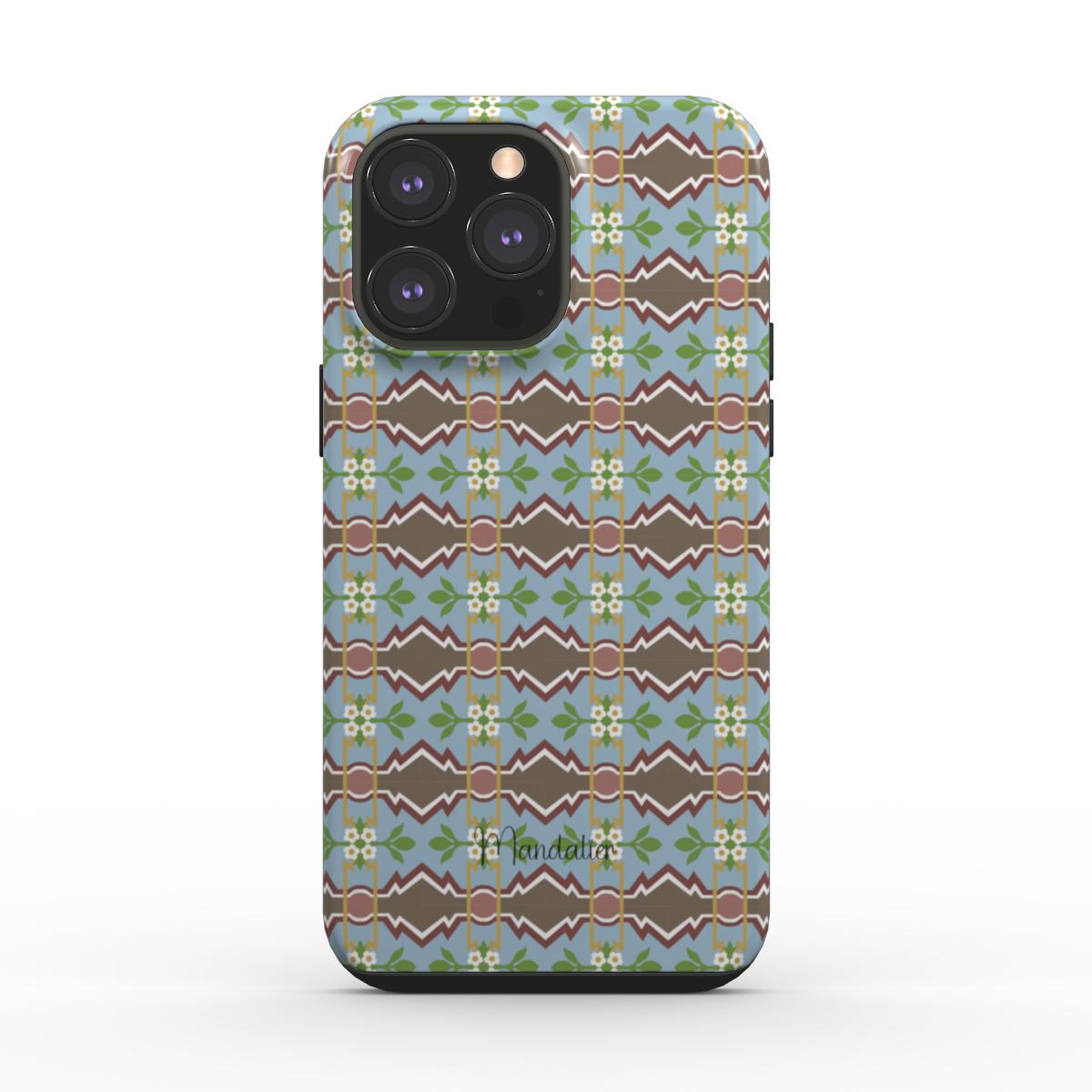 MagSafe Tough Phone Case featuring Maduma Fjura Selvaġġa design inspired by wild Maltese flowers.
