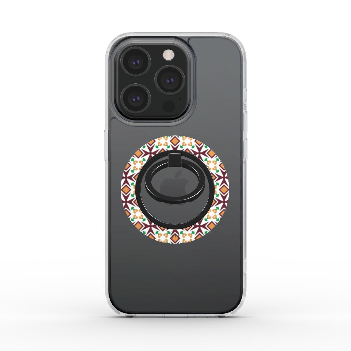 Phone featuring the Maduma Irjali Ring Holder, blending elegance and practicality in its design.