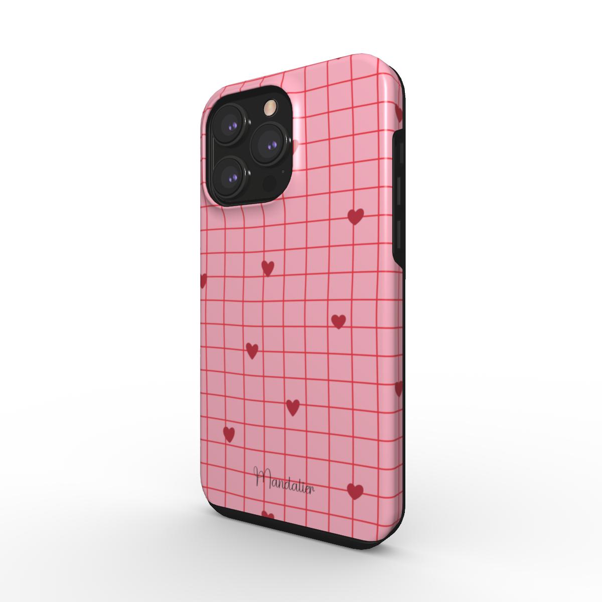 Tough Phone Case|Heartfelt Grid