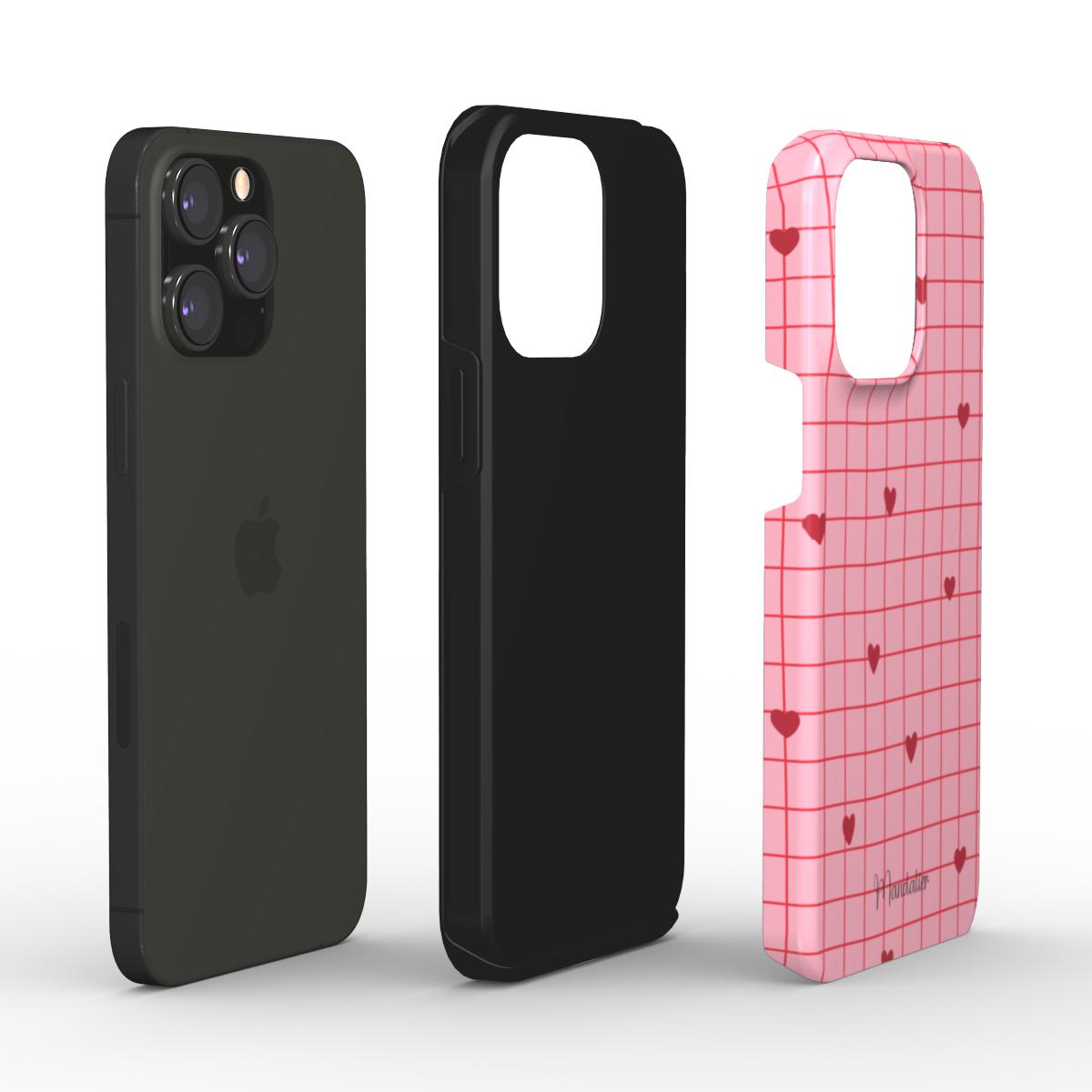 Tough Phone Case|Heartfelt Grid