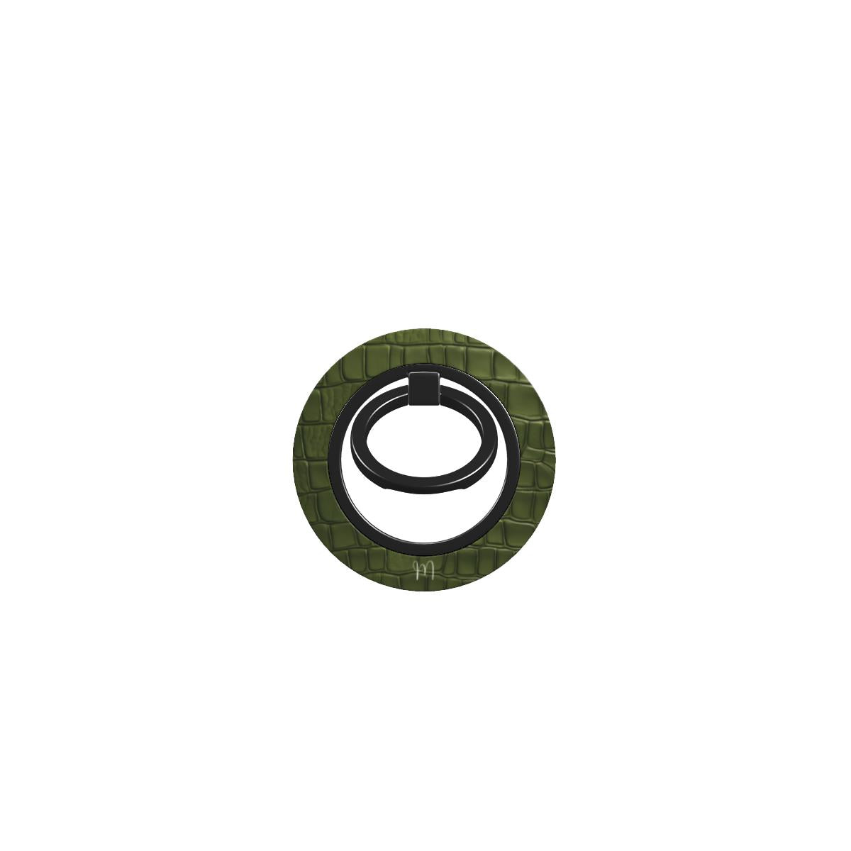 Ring Holder | Croc Luxe – Crocodile-textured design for secure phone grip and stylish luxury.