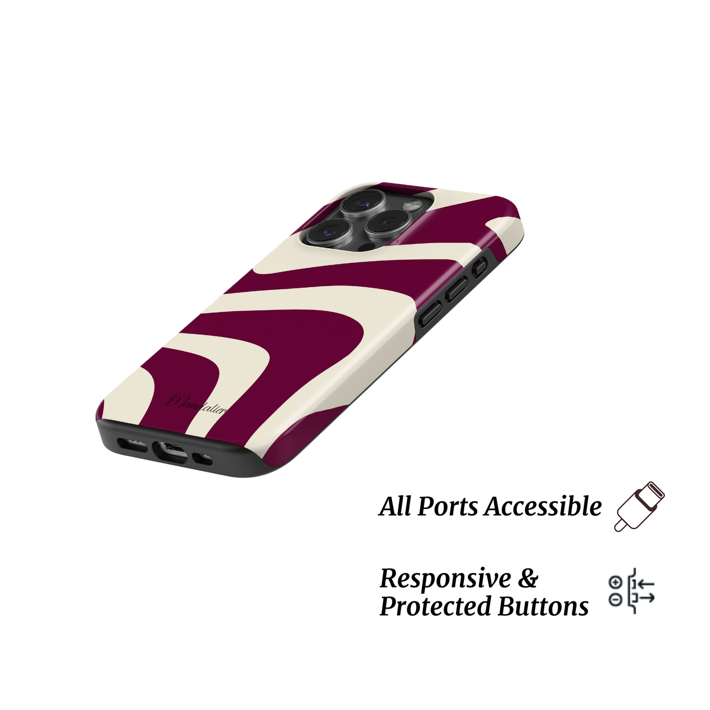 MagSafe Tough Phone Case|Wine Whirl