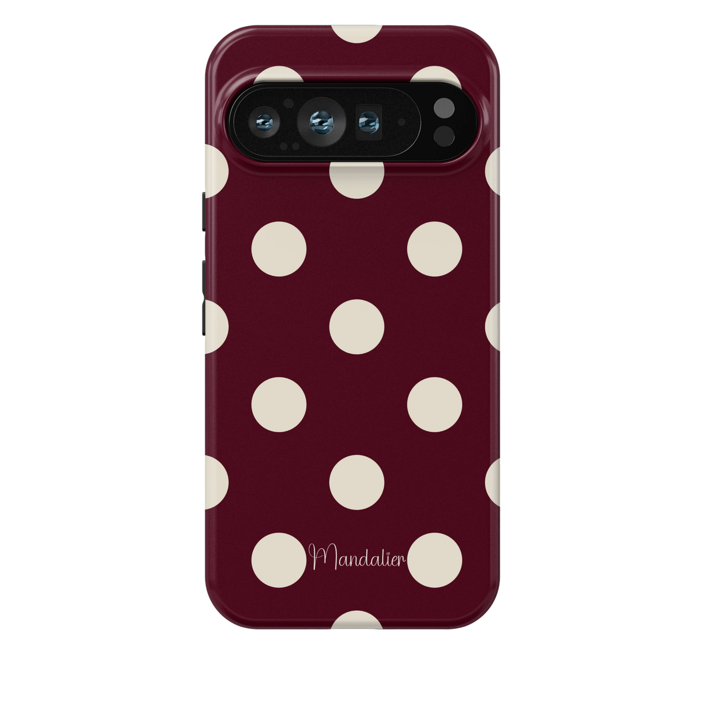 Tough Phone Case|Maroon Chic