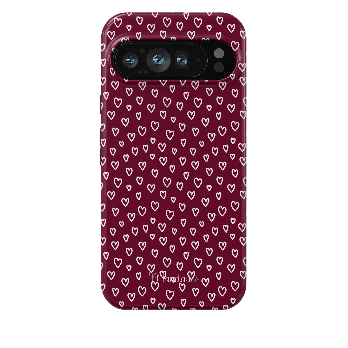 Tough Phone Case|Burgundy Beats