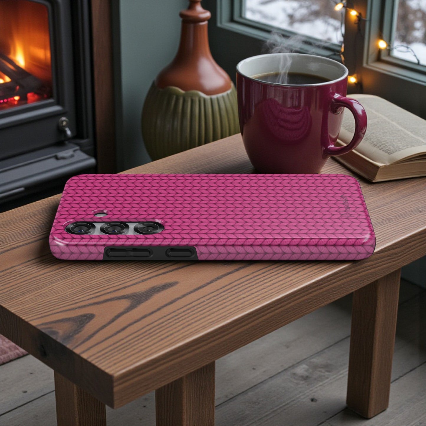 Tough Phone Case|Berry Knit