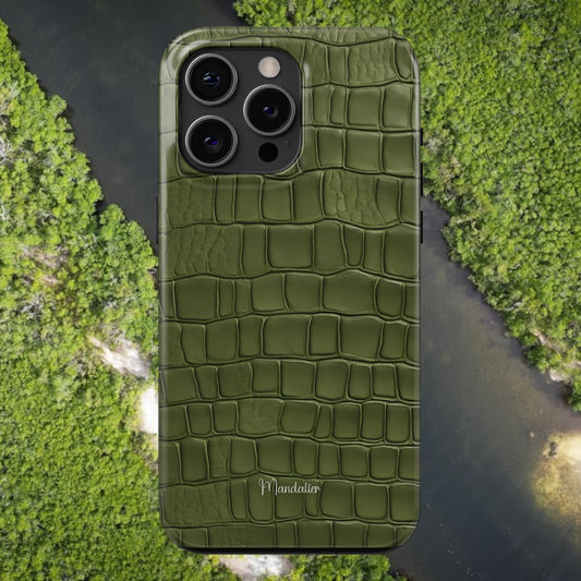 MagSafe Tough Phone Case|Croc Luxe