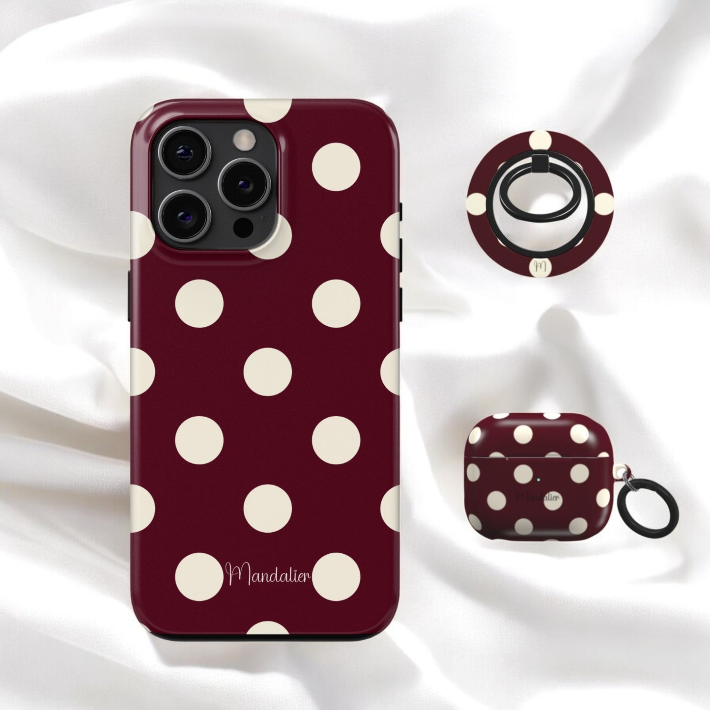 Ring Holder|Maroon Chic