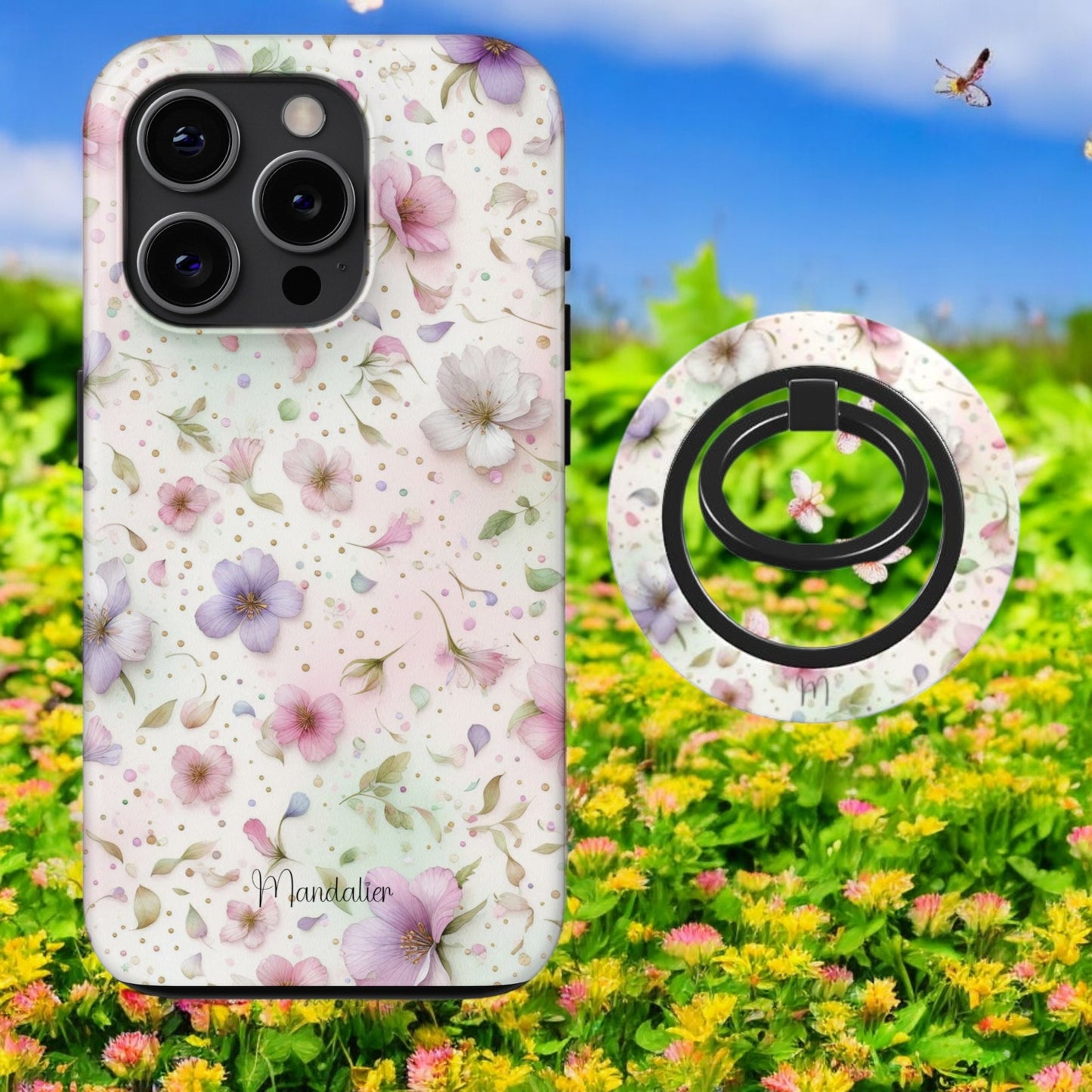 MagSafe Tough Phone Case|Petal Dance