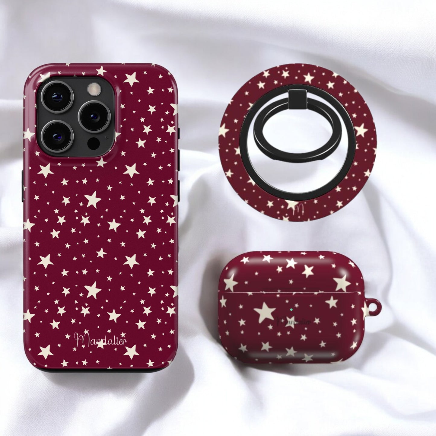 Ring Holder|Burgundy Sky