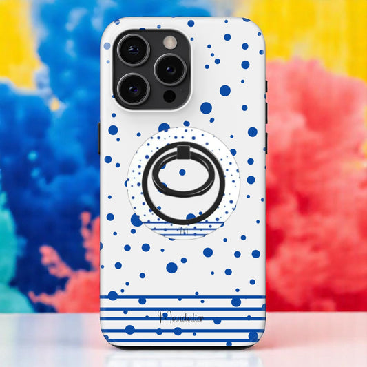 Ring Holder|Cobalt Striped Sprinkles