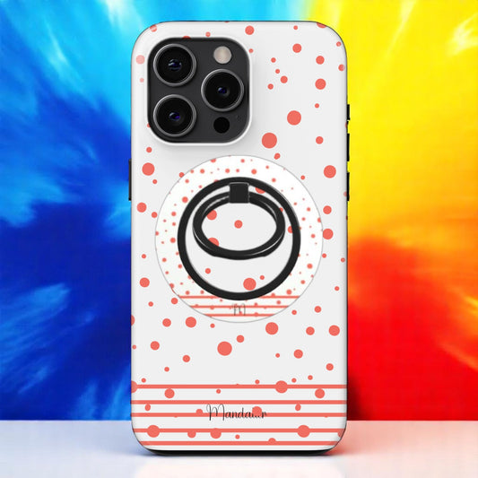 Ring Holder|Coral Striped Sprinkles