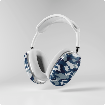 Apple AirPods Max Tough Case | Ocean Camo – Shock-resistant, rugged protective case with a sleek blue camo design for ultimate durability.
