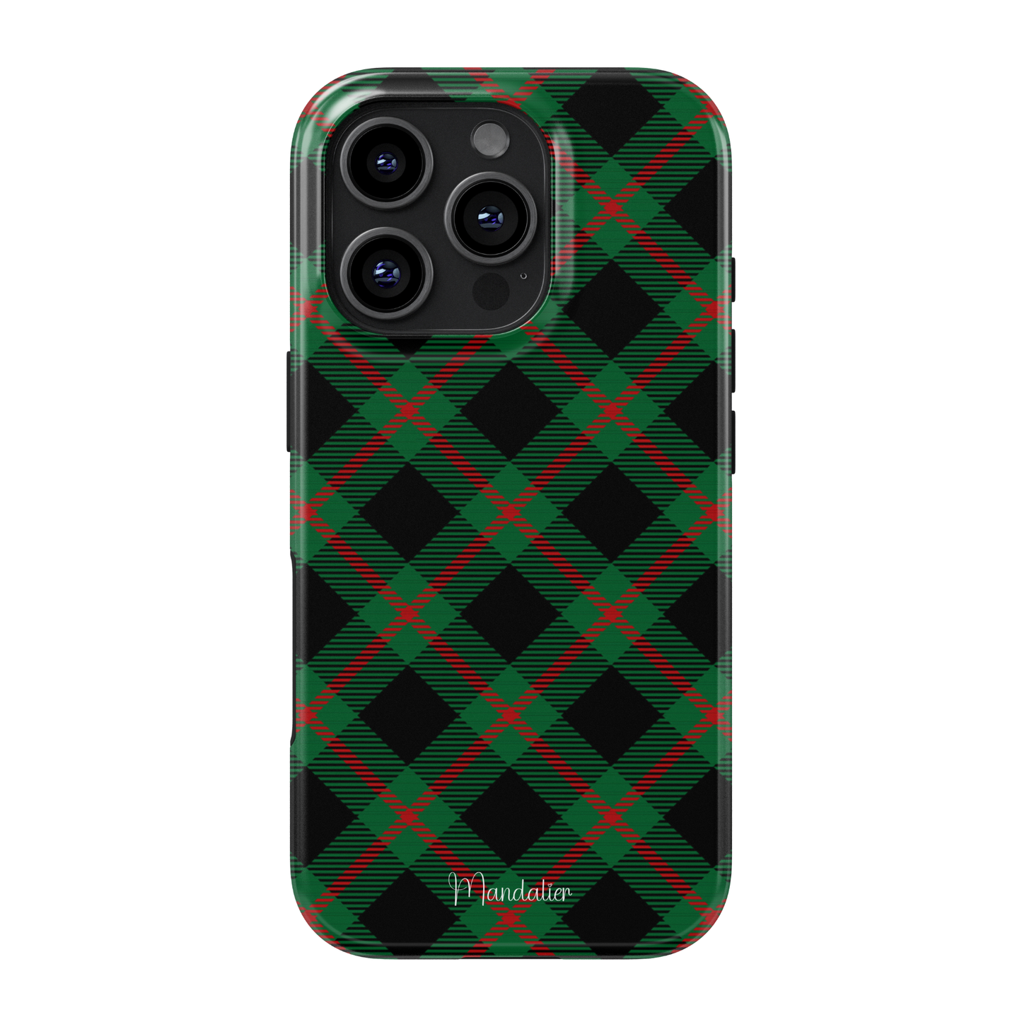 MagSafe Tough Phone Case|Emerald Plaid