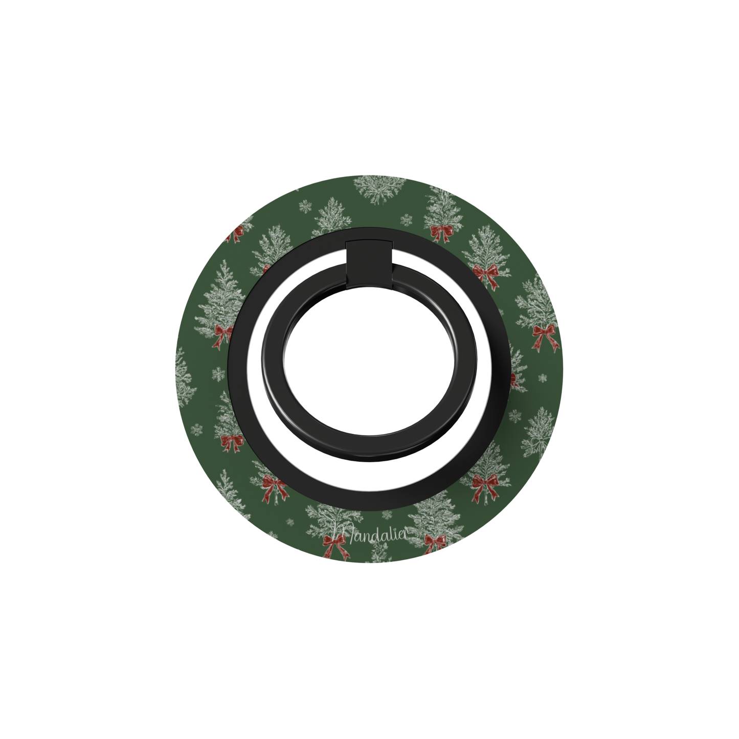 Festive Whimsy Ring Holder by Mandalier — colorful holiday phone accessory with vibrant festive design from the Classic Christmas Collection.