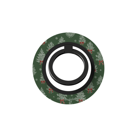 Festive Whimsy Ring Holder by Mandalier — colorful holiday phone accessory with vibrant festive design from the Classic Christmas Collection.