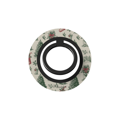 Vintage Noel Ring Holder by Mandalier — elegant festive phone accessory with vintage Christmas design from the Classic Christmas Collection.