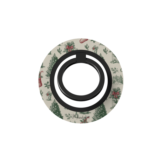 Vintage Noel Ring Holder by Mandalier — elegant festive phone accessory with vintage Christmas design from the Classic Christmas Collection.