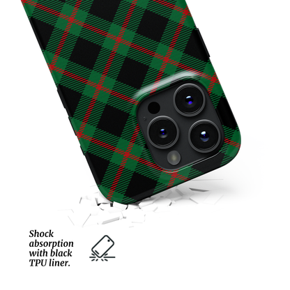 MagSafe Tough Phone Case|Emerald Plaid