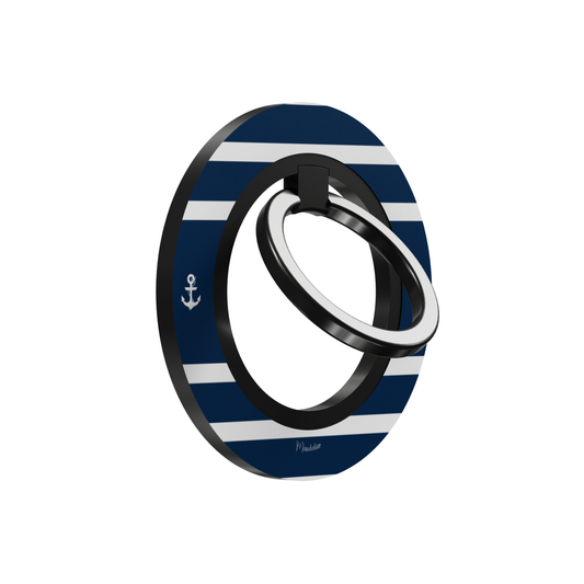 Nautical Anchor Stripes Ring Holder