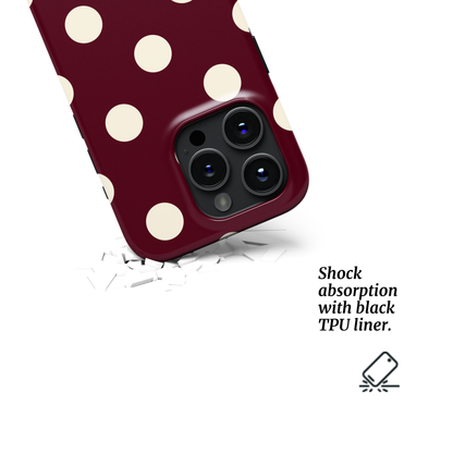 MagSafe Tough Phone Case|Maroon Chic