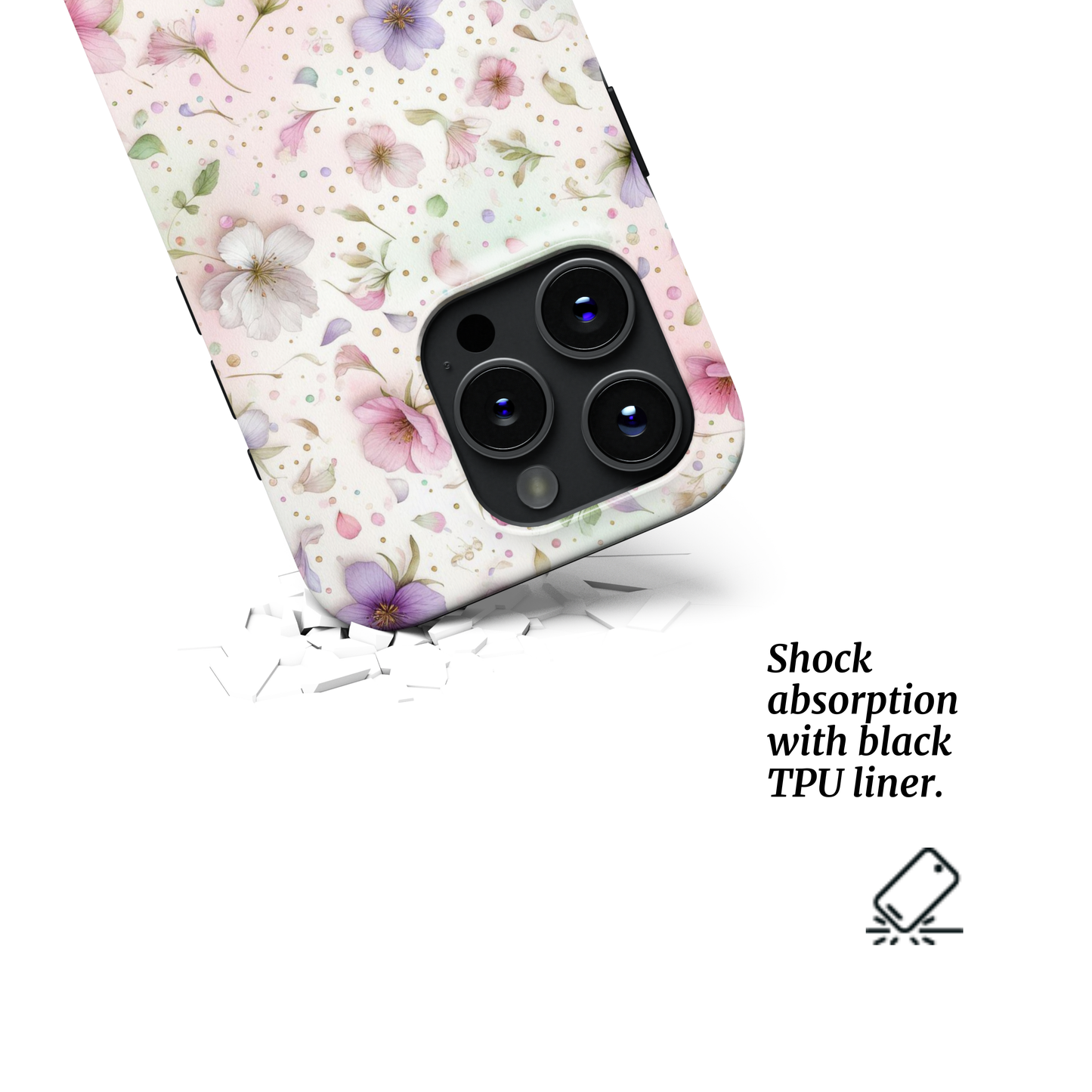 MagSafe Tough Phone Case|Petal Dance
