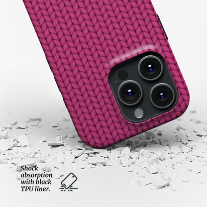 Tough Phone Case|Berry Knit