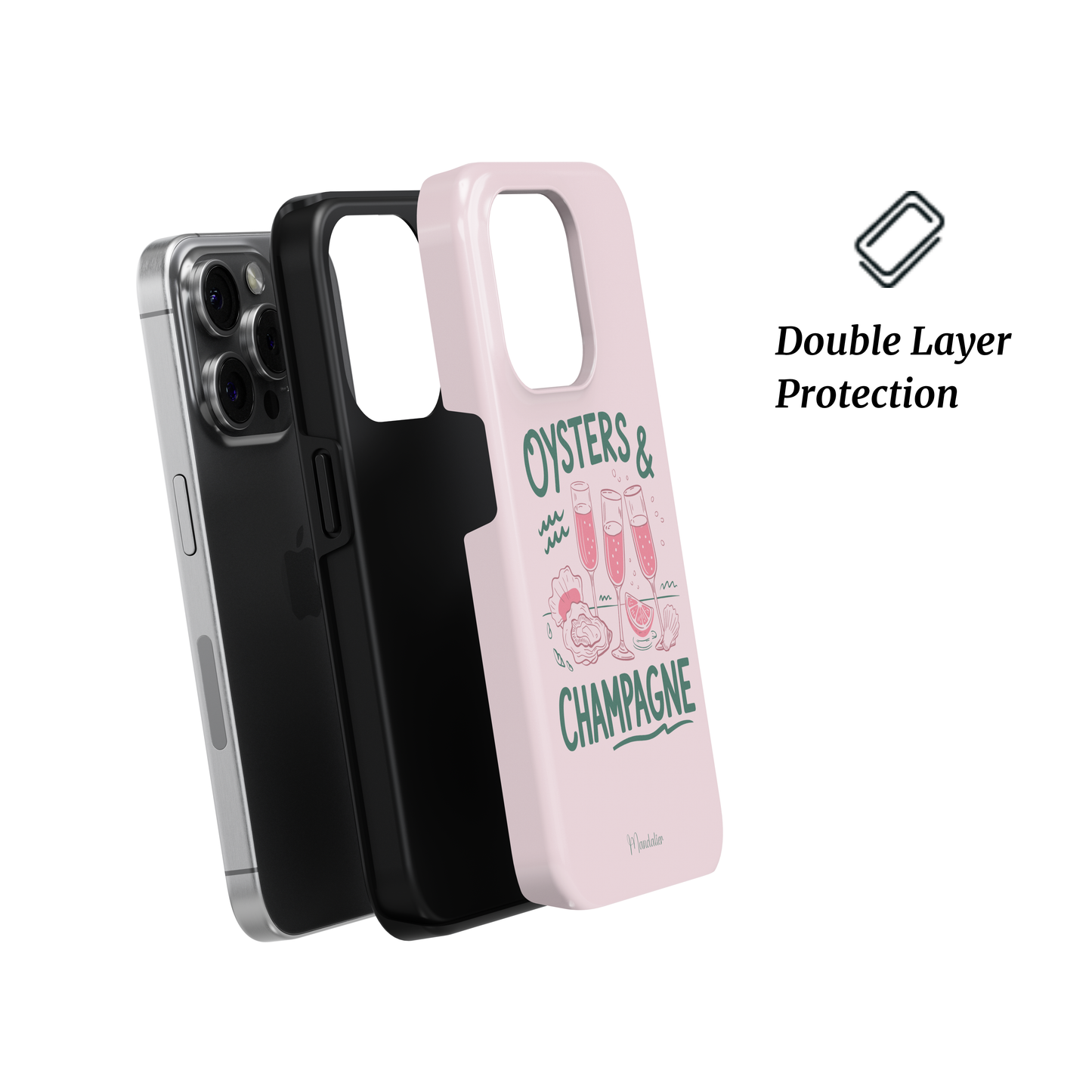 Tough Phone Case|Oysters & Champagne