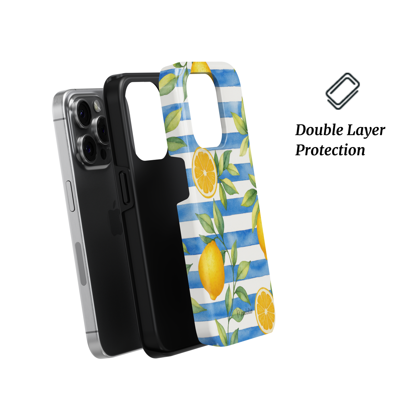 Tough Phone Case|Blue Citrus Charm