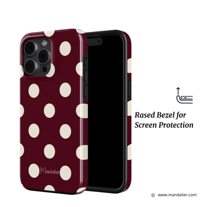 MagSafe Tough Phone Case|Maroon Chic