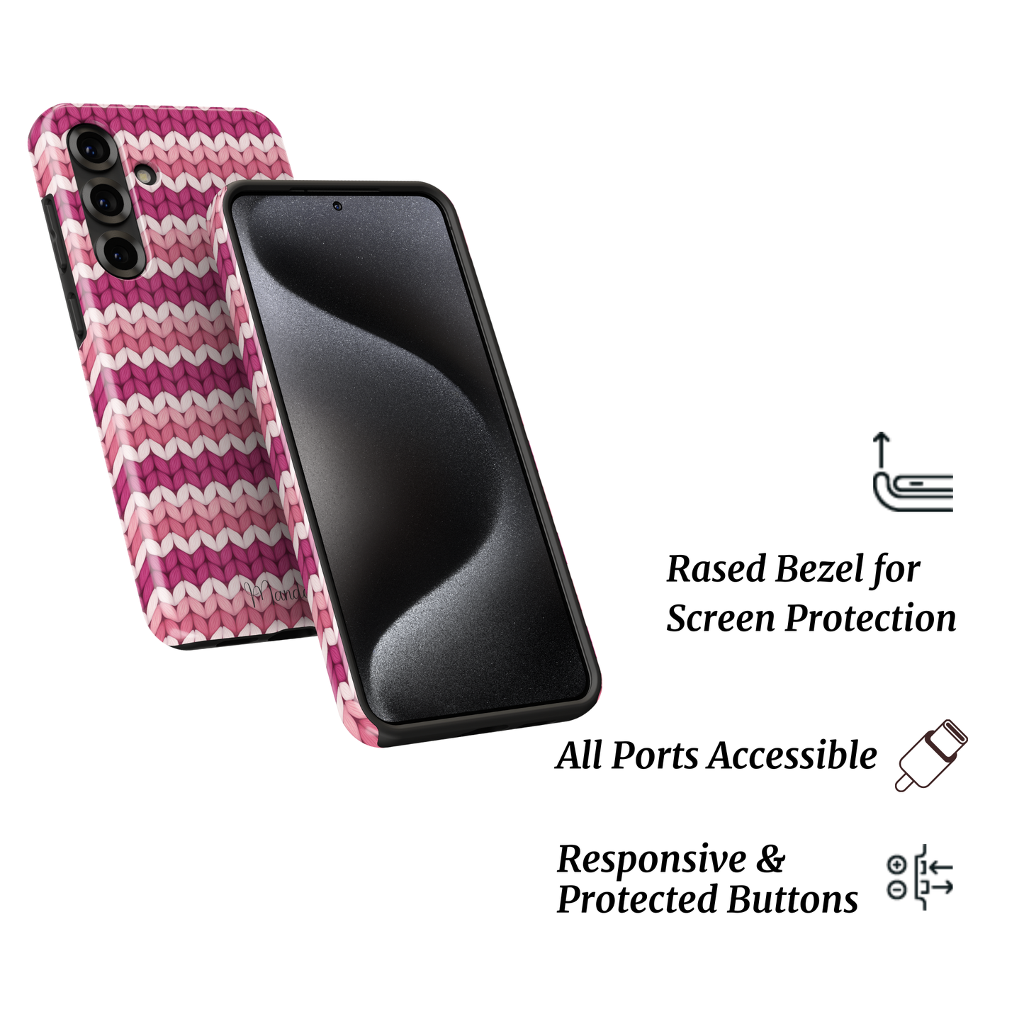 Tough Phone Case|Pink Warmth