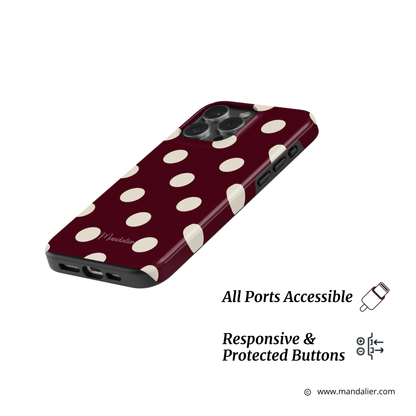 MagSafe Tough Phone Case|Maroon Chic