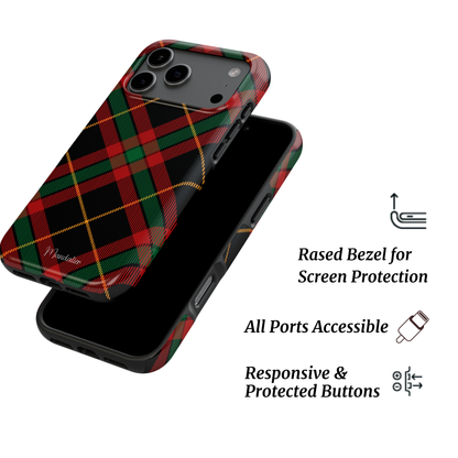 MagSafe Tough Phone Case|Highland Night Plaid