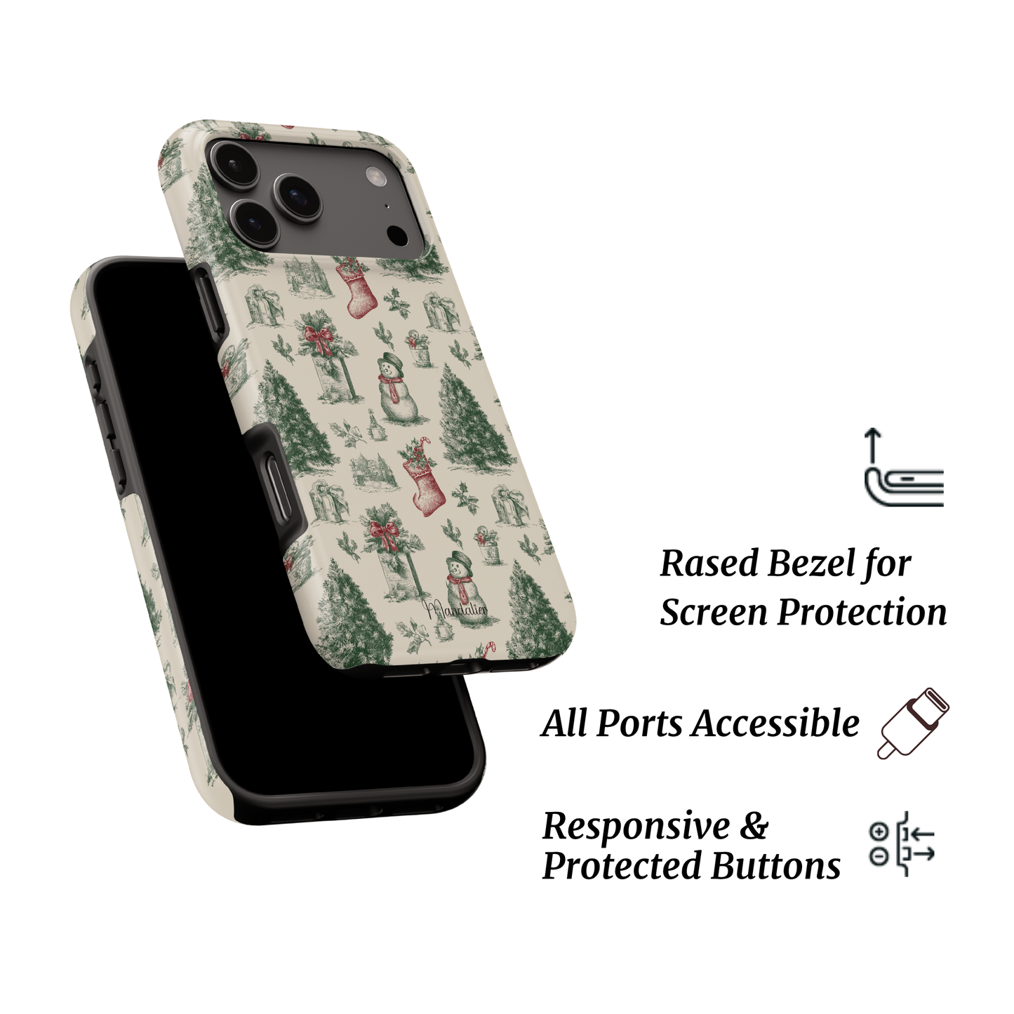 MagSafe Tough Phone Case|Vintage Noel