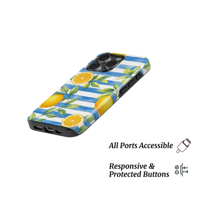 Tough Phone Case|Blue Citrus Charm