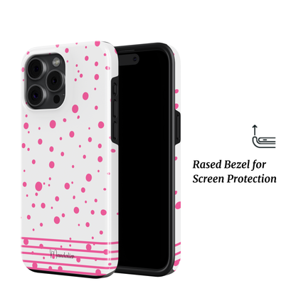 MagSafe Tough Phone Case|Pink Sherbet Striped Sprinkle